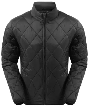 Black - Diamond pane padded Jacket