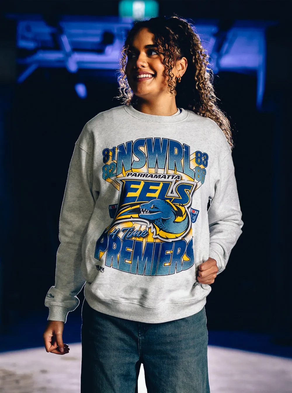 Parramatta Eels x Mitchell & Ness Burst Out Crew
