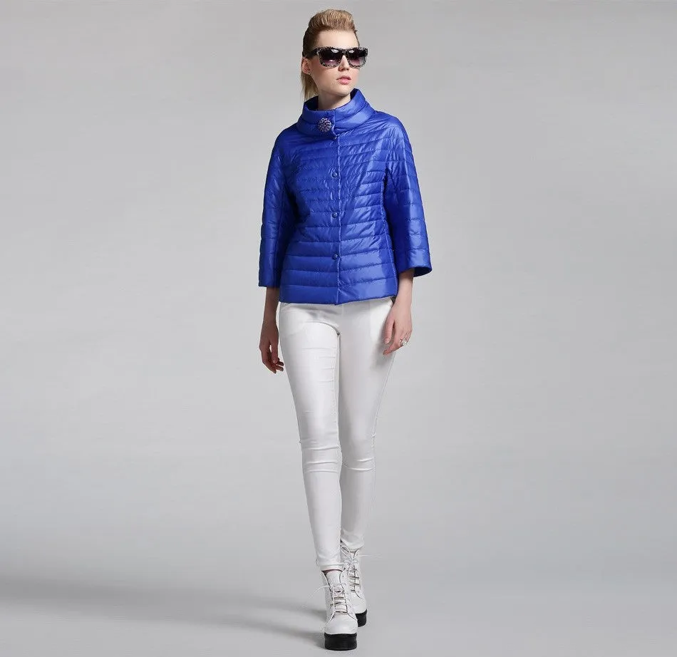 Women's Spring Warm Cotton-Padded Short Jacket