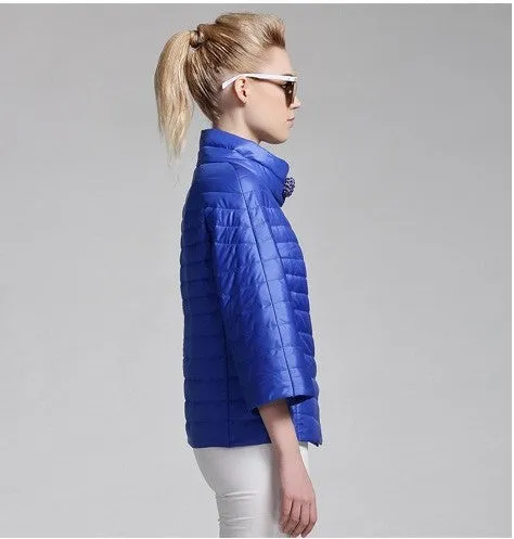 Women's Spring Warm Cotton-Padded Short Jacket